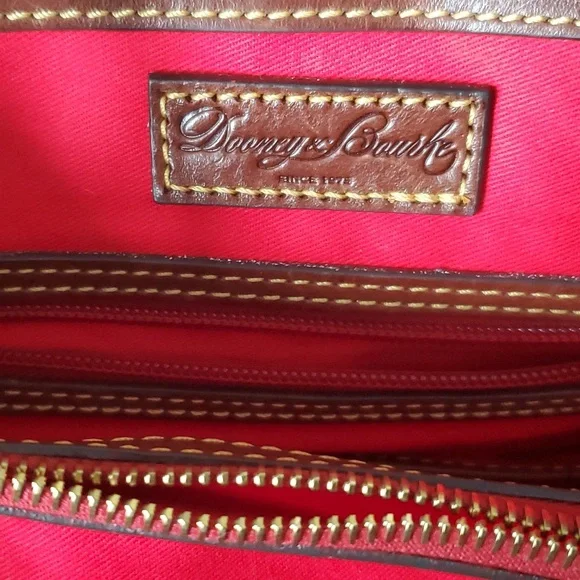 Dooney and Bourke Florentine Leather Perry Satchel - Picture 12 of 12